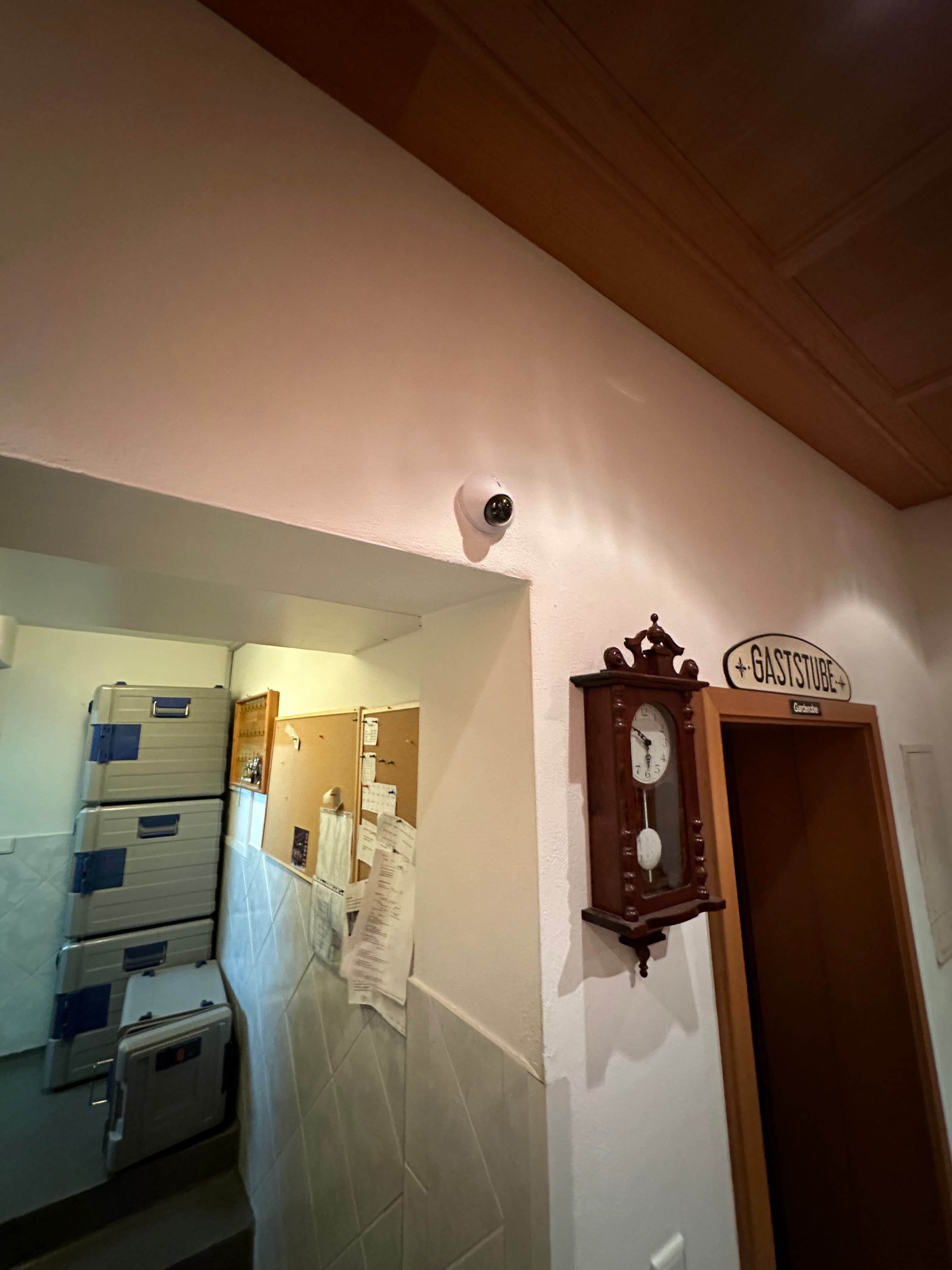 Kameraüberwachung in einem Restaurant